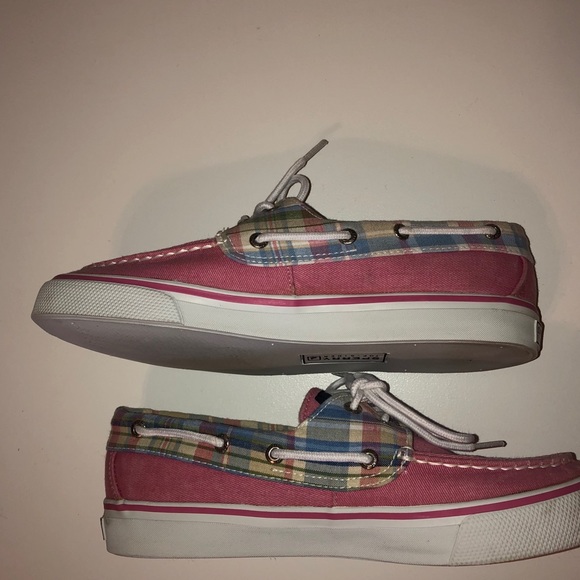 Sperry Top-Sider Pink and Plaid Boat Shoes - Picture 7 of 7